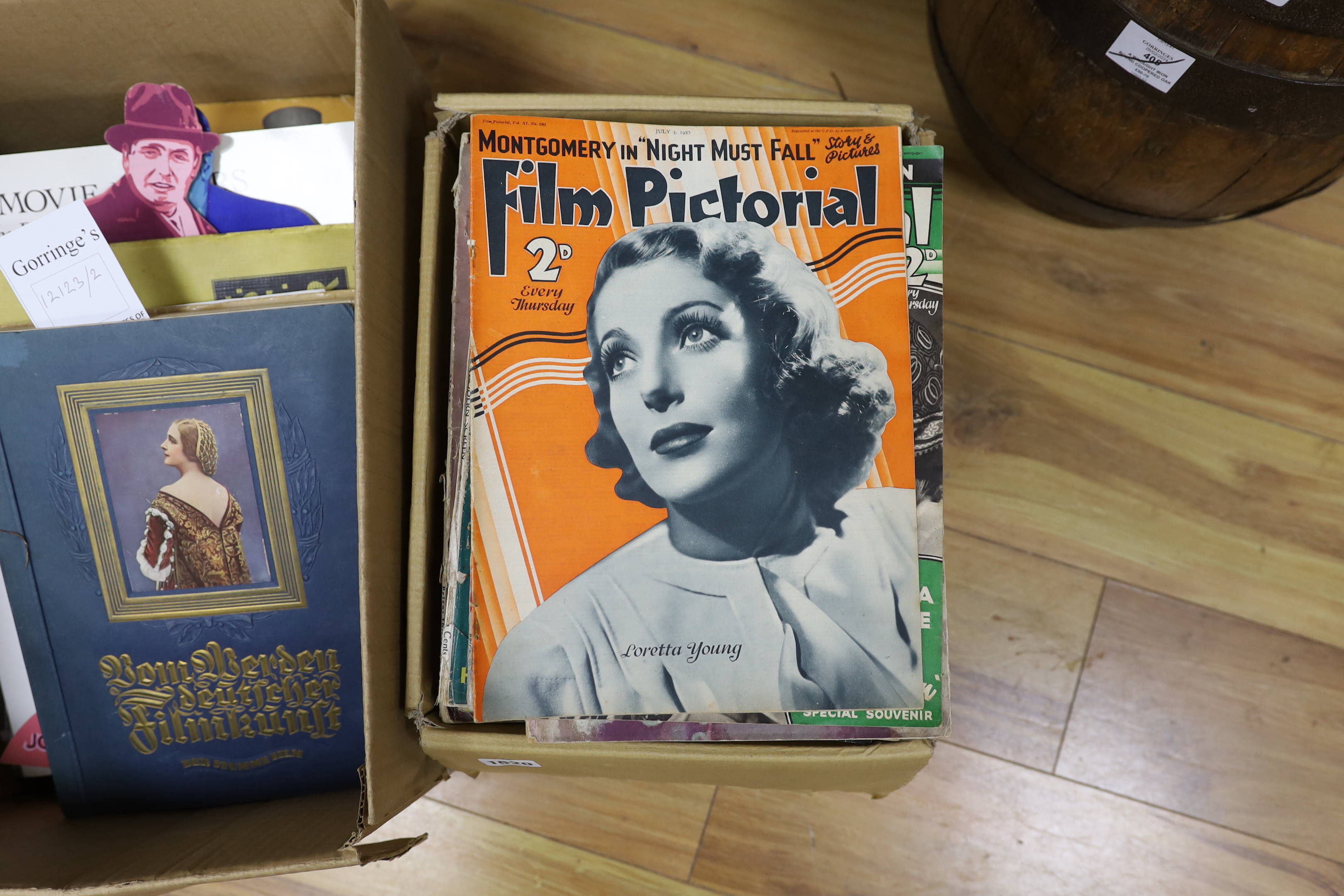 Film Magazines - include Picture Play, Motion Picture, Screen Play (etc.) illus. throughout, pictorial wrappers, 4to. inter-war period and later; together with a few items relating to W.C. Fields, and a few miscellaneous